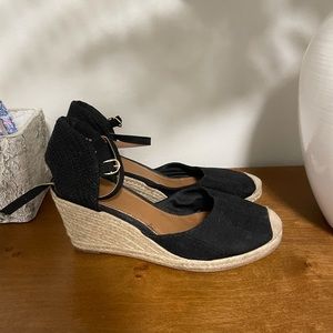 Black summer espadrilles